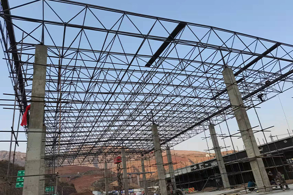 孟州钢结构网架图片
